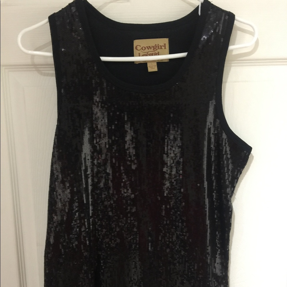 Shimmer sequence blouse